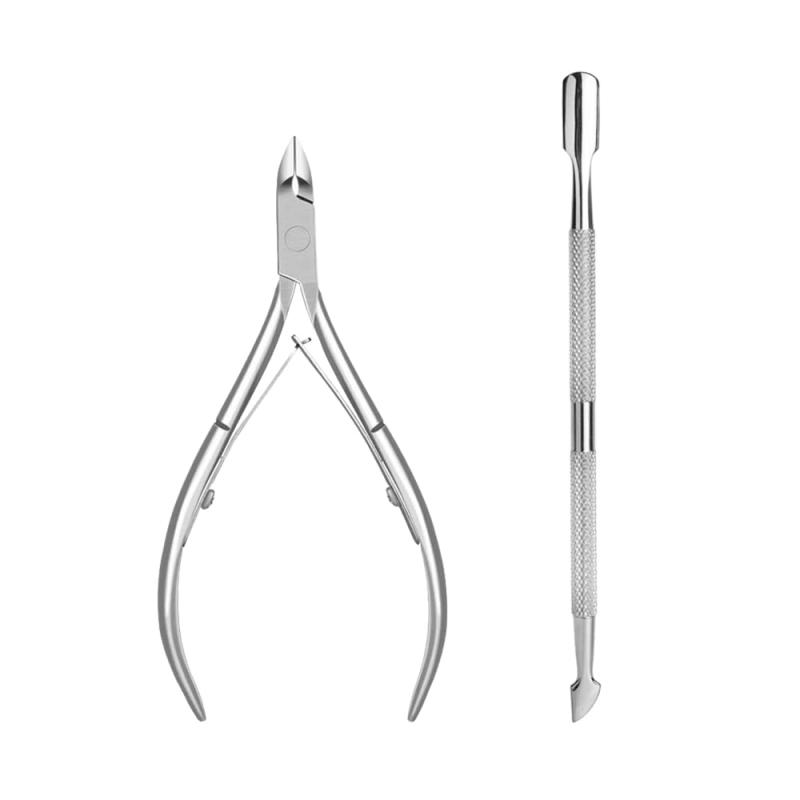 キューティクルニッパー キューティクルプッシャー 甘皮ケアツール キューティクルカッター ネイルニッ..