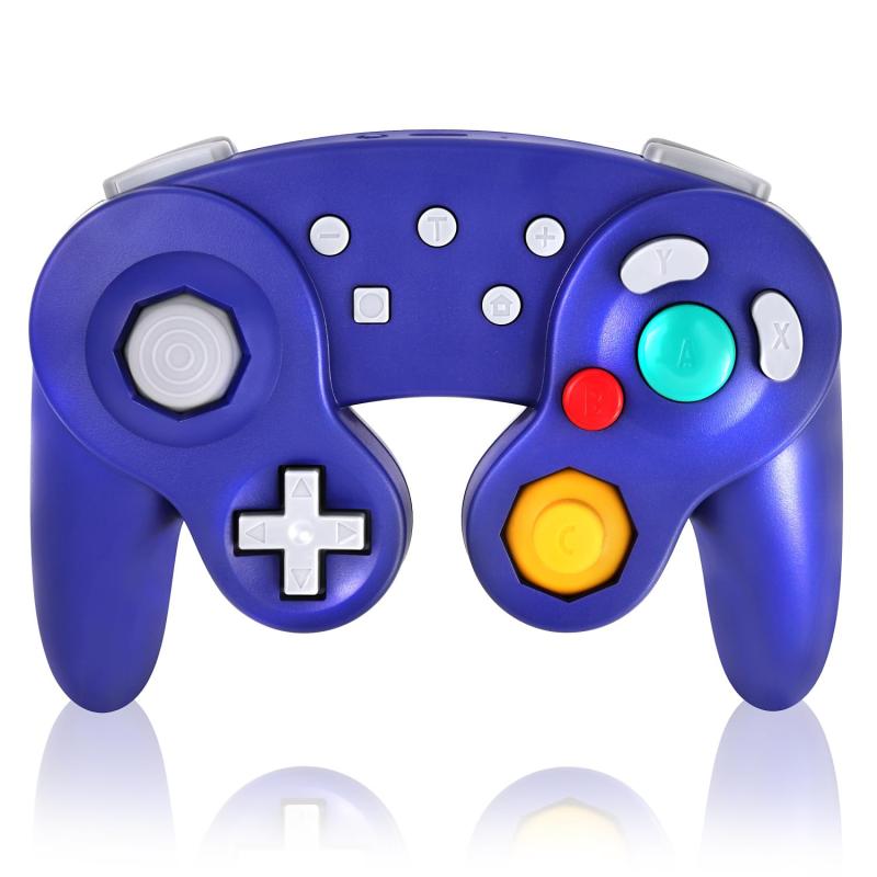 乐天商城 - 【K&SGAMER】 Switch Pro ゲームキューブ型 コントローラー （ターボ & 振動機能）