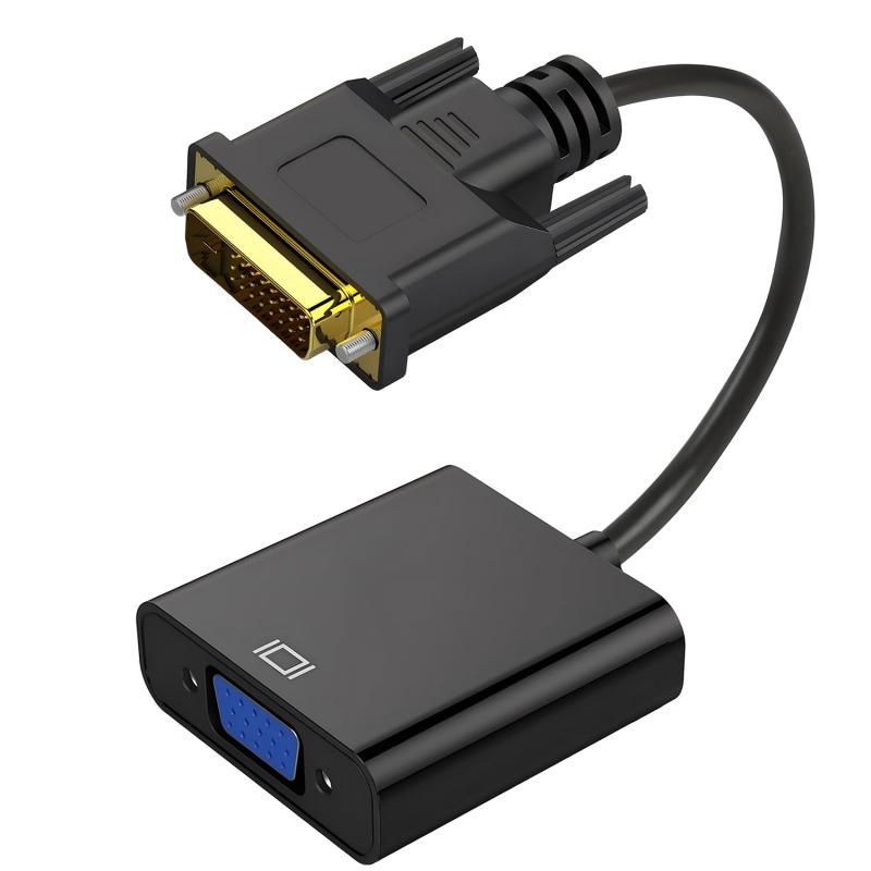VGA HDMI 変換アダプタ 2種類の規格 フルHD 1080P 安定した信号伝送 パソコン/モニター/プロジェクター接続用 プラグアンドプレイ 耐久