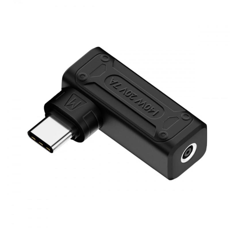 CY アダプター 140W 100W DC ジャック 7.9mm 7.4mm 6.0mm 5.5x2.1mm 4.0mm 入力から USB-C Type-C 角度 90 度電源プラグ充電アダプター ラップトップ電話用