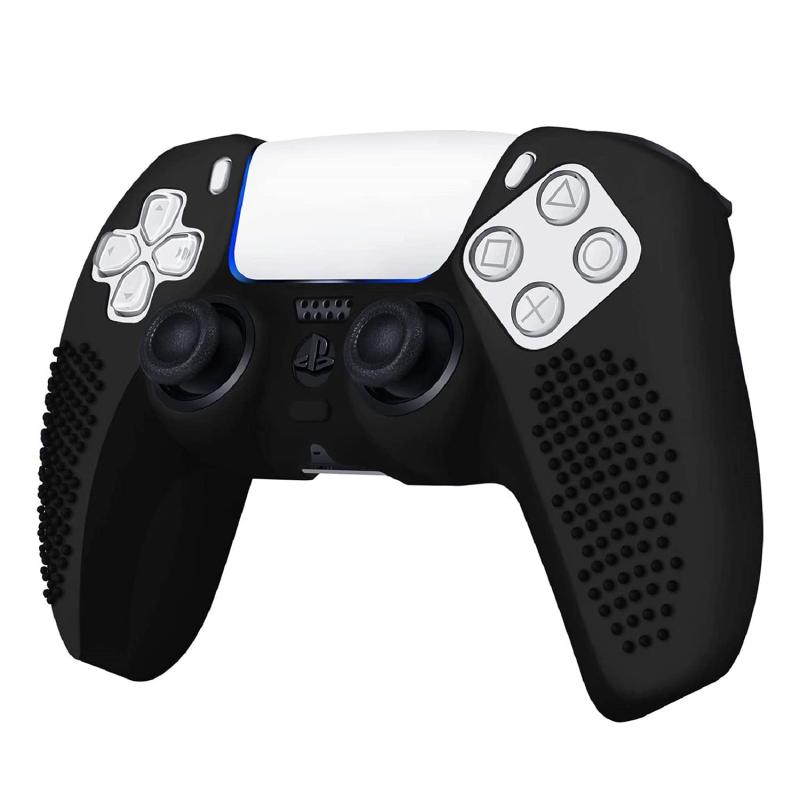 RDFJ PS5コントローラー用 保護ケース 滑り防止 シリコンスキン プロテクト ケース 保護カバー プロテクトフレーム for Play Station 5 Controller