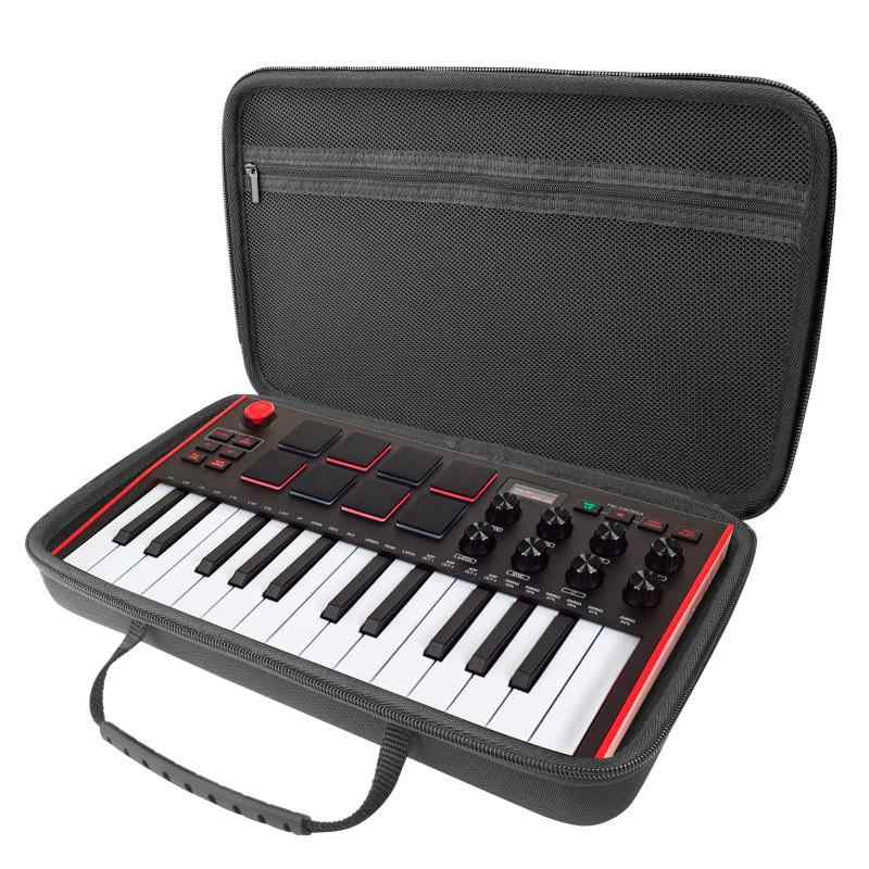 Musiin ハードシェルキーボードケース AKAI Professional MPK Mini MK3 MIDIコントローラーカバーに対応
