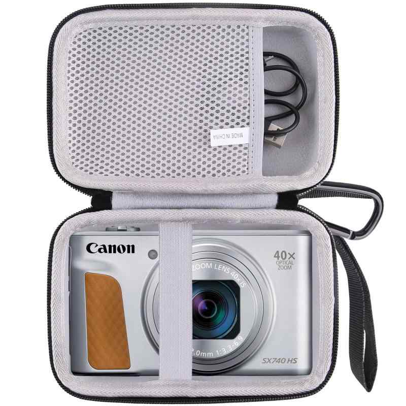 乐天商城 - WAIYUJP収納ケース互換の Canon PowerShot SX740HS/SX730HS/ SX620HS/SX720HS/G7X デジタルカメラ 保護 キャリング 収納ケース
