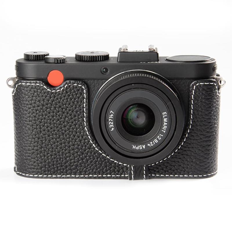 乐天商城 - Leica X1 X2 X-E専用 手作り本革 レトロスタイルの半包みカメラレザーケース 保護カバー適用Leica x-1 x-2 x-e