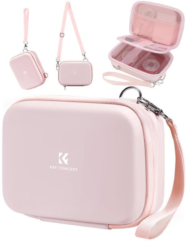 K&amp;F Concept カメラ用ハードケース カメラケース デジタルカメラケース 一眼レフカメラバッグ EVA耐衝撃 コンパクト カメラ収納用ショルダーケース カメラ保護ケース デジタル収納袋 Vlogger