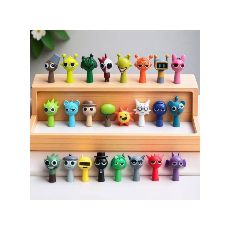 スプランキー フィギュア Sprunki ゲームのキャラクター 高さ3.5cm キャラクターコレクション プラモデル