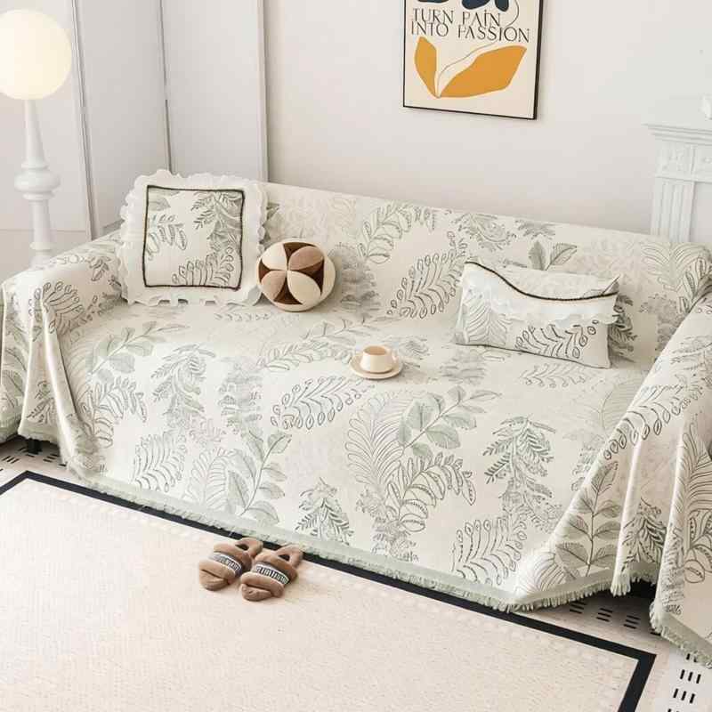 JEMAジェマ ソファーカバー マルチカバー 接触冷感 ソファーシーツ ひんやり 夏用ブランケット 長方形 大判 1人掛け 北欧風 おしゃれ 無地 柔らかい 汚れ防止 多機能 防塵カバー テーブルク
