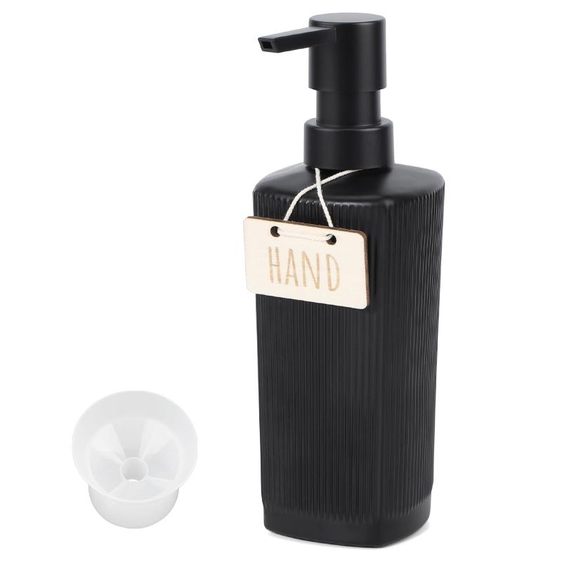 Segbeauty ディスペンサー ガラス製 350ml 液体ハンドソープディスペンサー 詰め替えボトル シャンプーボトル おしゃれ かわいい 食器洗い洗剤 ハンドソープ 洗顔フォーム 洗剤用 お風呂 温泉