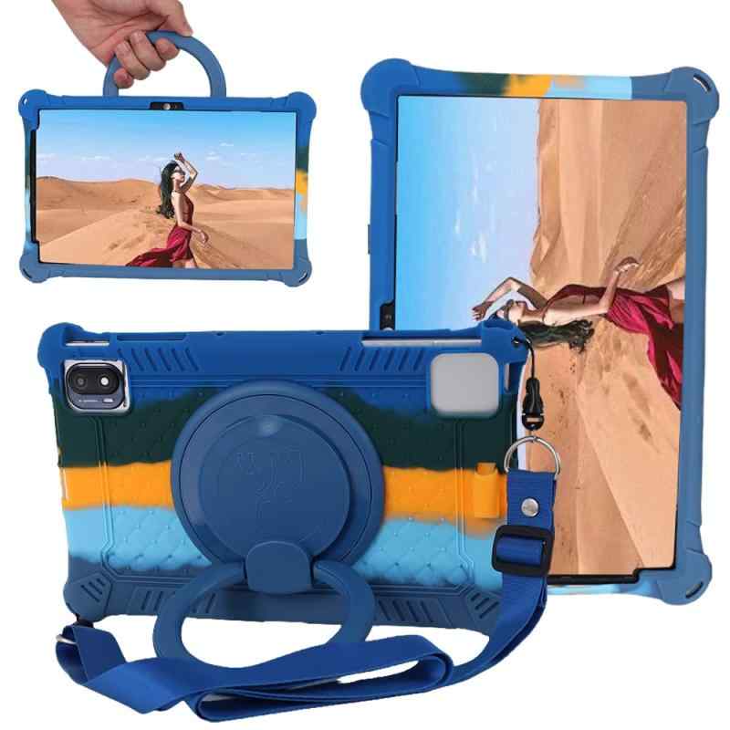 【LIHOULAI】アイワ aiwa tab AG10 (JA3-TBA1003)/aiwa(アイワ) JA2-TBA1001 10.3インチタブレット用の保護ケース 防汚 防塵 防振 カバー 360度回転可能 ショルダーベルト付き