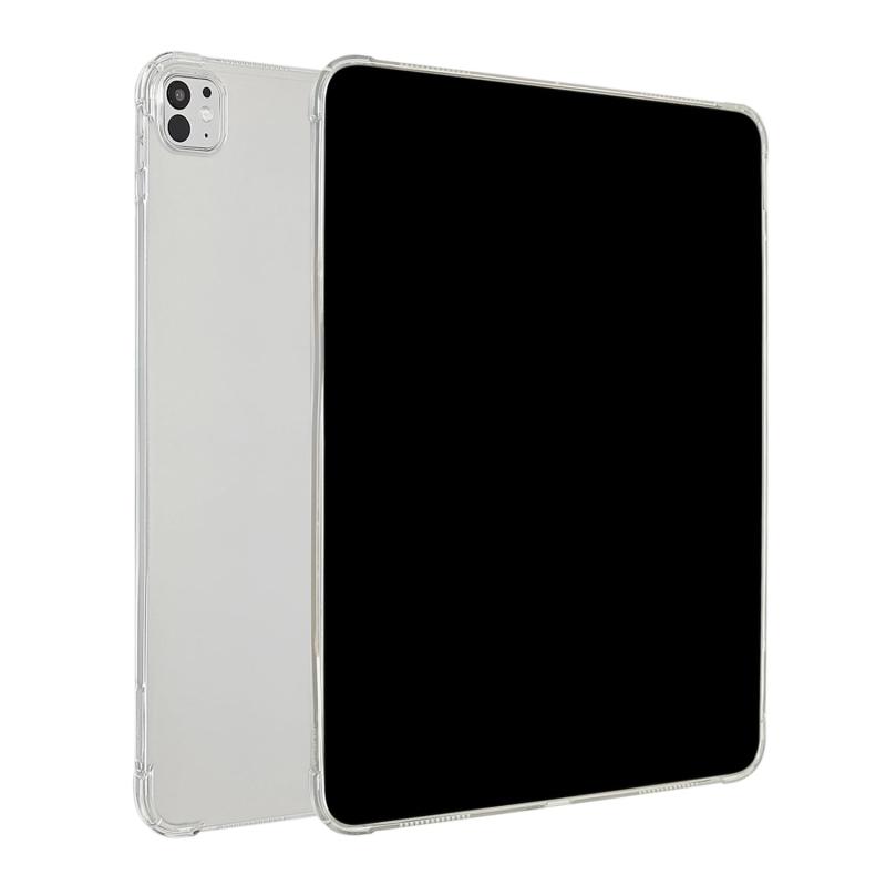 Ryo楽々生活館 タブレットケース 対応 iPad Pro 13 M4 2024 13 インチ 用 ケース 透明 気嚢加工 衝撃吸収 極薄軽量型 TPU製 ソフト 耐衝撃 iPadPro13 ケース アイパッド プロ 13 インチ M4 保護 カバー