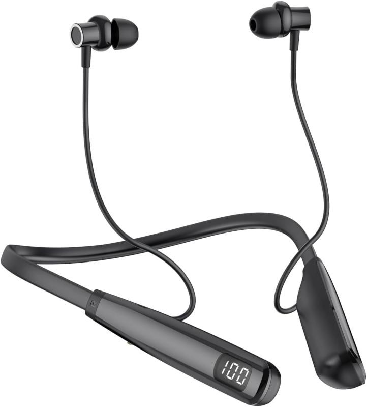 LAMA イヤホンBluetooth ノイズキャンセリング ネックバンドマグネット搭載 ハンズフリー通話 防水 emuland-store-10274462 emuland パッケージ画像