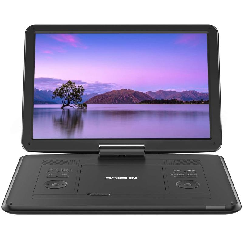 【2025年 超軽量】 BOIFUN ポータブルDVDプレーヤー12.5型 ミニdvdプレーヤー 10.5...