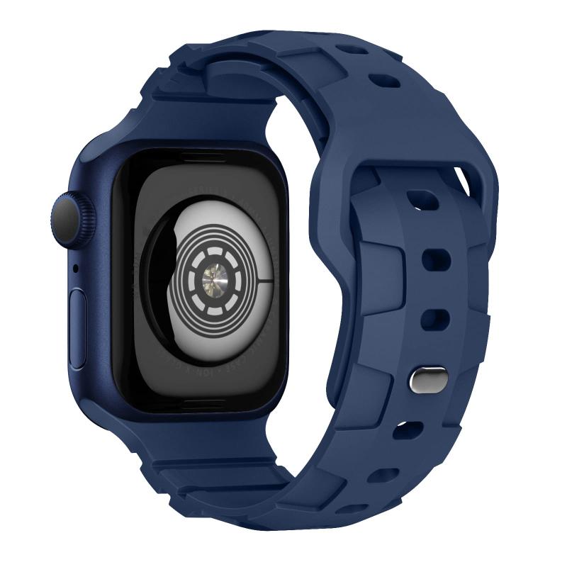 コンパチブル Apple watch バンド 49mm 46mm 45mm 44mm 42mm 41mm 40mm 38mm 交換用 シリコンバンド アップルウォッチベルト スポーツバンド 長さ調整可能 シリコン製 柔らかい 通気 防汗 iWatch U