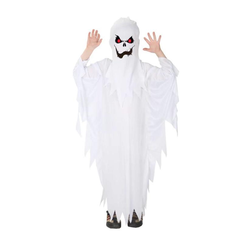 キッズ コスプレ 衣装 セット ハロウィン 幽霊 男の子 女の子 かわいい 白色 ネッ...