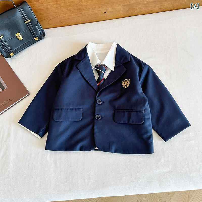 ・カテゴリ: 童装・スタイル: 韓版・袖丈: 長袖・セット内容: 外套、シャツ、ベスト、ニットカーディガン、長ズボン・柄: 条紋、ソリッド、その他・主な素材: ポリエステル80%、レーヨン20%・厚み: 普通・要素: セットアップ、条紋、可愛い、カーディガン、ツートーン、ブリティッシュ、カジュアル・対象年齢: 中小童・対象身長: 90cm、100cm、110cm、120cm、130cm、140cm、150cm・サイズ展開: 90、100、110、120、130、140、150・閉じ方: シングルブレスト