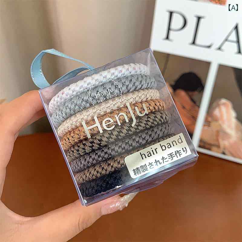 ・製品カテゴリ: 頭飾・スタイル: 清新甜美・素材: 混合素材・加工: 手作業・カラー展開: 黒咖系、彩色系、黒色系、粉色系、奶咖系、紫色系、青色系、粉藍系・スタイル分類: 自然・デザイン: 高弾力