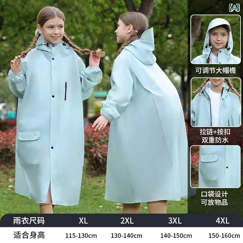 スタイル: 子供用レインコート商品番号: 1028輸入するかどうか: いいえブランド: 雨の赤ちゃんの雨具雨具の使用: ハイキングポンチョそれは一度限りですか？: いいえレインコートの厚さ: 通常の生地の厚さ: 22ワイヤー(mm)レインコート生地: ポリエステル生地防水接着層: PVC接着剤適用対象物: 子どもたち適用人数: 1人梱包方法: 袋詰め供給源が特許を取得しているかどうか: いいえロゴを印刷する: できるよ処理のカスタマイズ: はい総重量: 0.5kg原産地（国内）: 江西省色: アボカドグリーン【大雨対策＋ハイキング＋通学バッグ】,カーキ[防雨+ハイキング+ランドセルビット],クラシックブラック[防雨+ハイキング+スクールバッグ],ダークグリーン[防雨+ハイキング+ランドセル]サイズ: XL,2XL,3XL,4XL製品カテゴリー: レインコート,ポンチョ