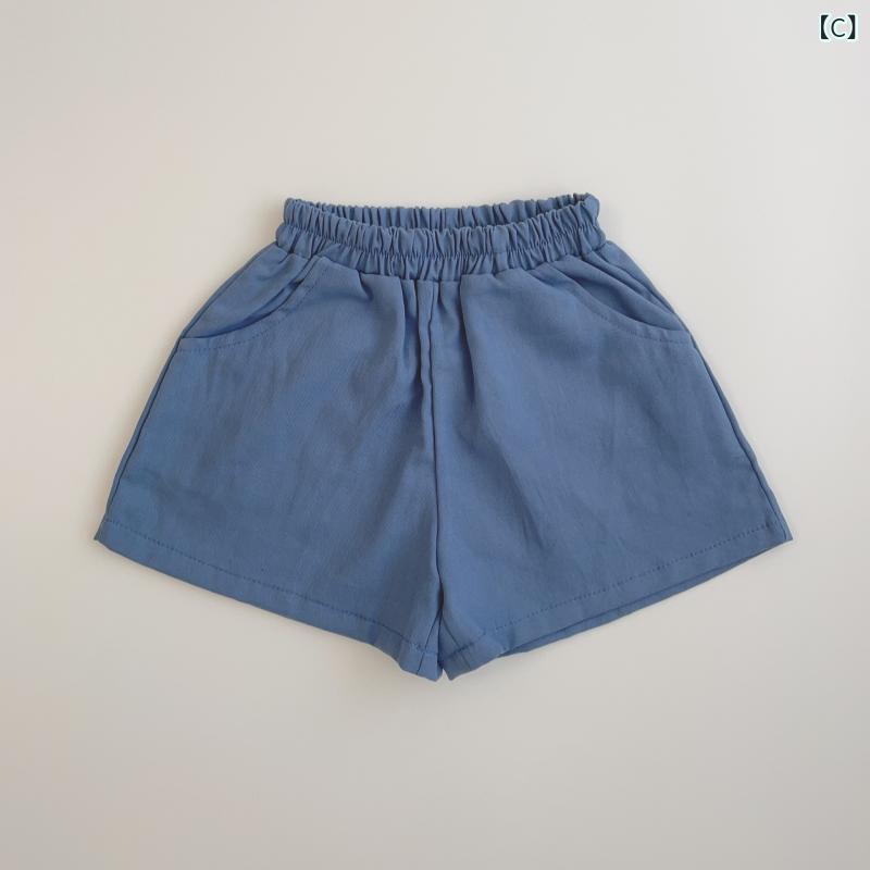 Bebé Peinado corto Niño Niña Algodón 100% Verano Lonjeado con bolsillo Sombra profunda Púrpura Verde Sin Tierra 1-3 años — vista 3