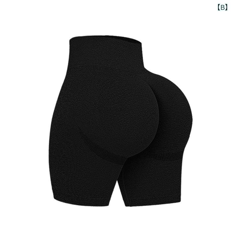 レディース ヨガパンツ 短パン 高腰 提臀 収腹 速乾 吸湿排汗 ポリエステル グレー...