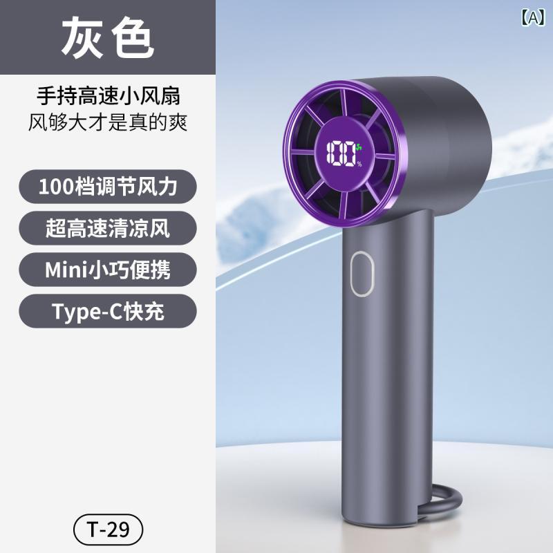 ・電源方式: USB・仕様: 通常・騒音: 36dB(A)以下・定格電圧: 5V・定格電力: 5W・適用面積: 1平方メートル・風速調整: 無段階変速・操作方式: ボタン・充電対応: 対応・カラー展開: グレー、紫、ベージュ・風扇分類: 手持ち扇風機・製品重量: 約170g・バッテリー容量: 1000-1200mAh・バッテリー内蔵: 内蔵・モーター種類: ブラシ付きモーター・扇葉枚数: 無葉・シェル加工: その他・連続使用時間: 1-3時間