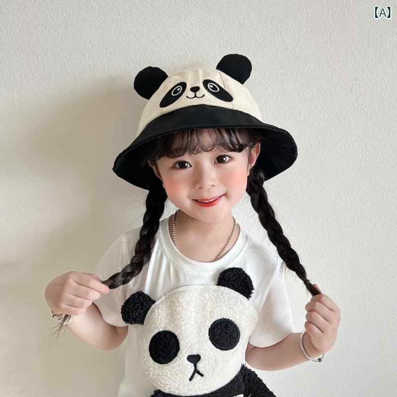 女児 帽子 夏 ベビー キッズ 大檐 空頂 防紫外線 遮陽 防晒 透気 軽量 折りたたみ ...