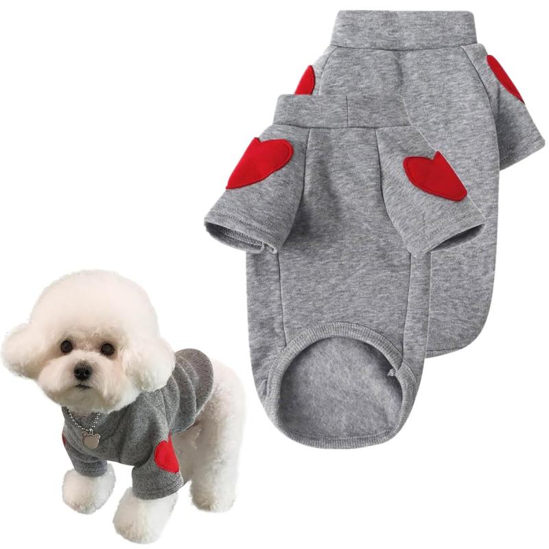 Getrays タートルネック 犬服 秋冬 犬用 セーター 子犬 チワワ 猫服 中型犬用 ドッグウェア 洋服 長袖 シャツ 犬の服 おしゃれ かわいい 防寒 綿服 冬服 暖かい ペット服 お散歩 部屋着