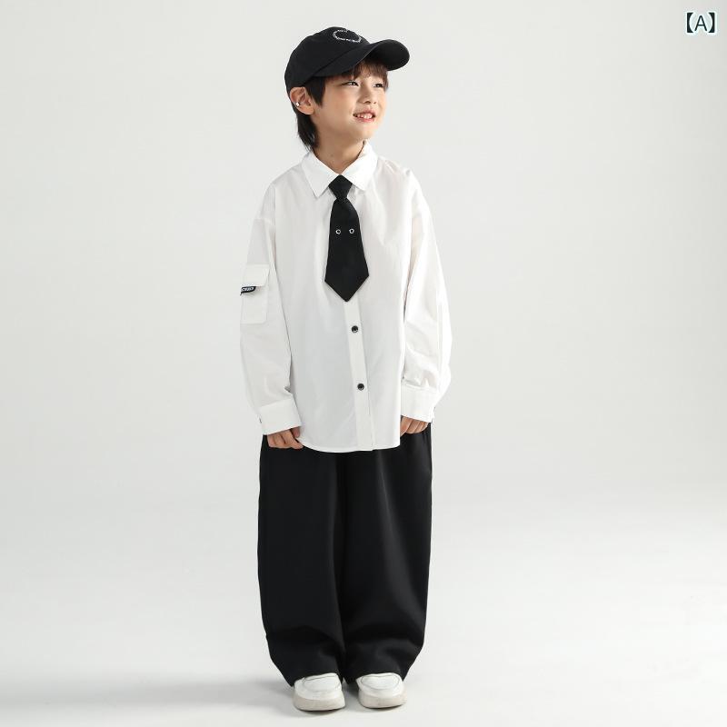 男の子 スーツ セット 春秋 ジャケット 長袖 シャツ 長ズボン 3点セット 化粧品混紡 ポリエステル 柔らかい 普通厚 無地 韓国風 潮 男児 8歳以上 中大児 夏 長袖 ノーハット 長パン 単排ボタン 純色 120-170cm 身長対応 男児 礼服