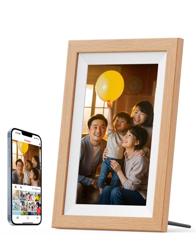 FANGOR デジタルフォトフレーム Wi-Fi 10.1インチ 1280*800解像度 32GB内蔵 SDカード拡張可 写真/動画/天気予報 スライドショー 誕生日 母の日 父の日 敬老の日 初心者向け