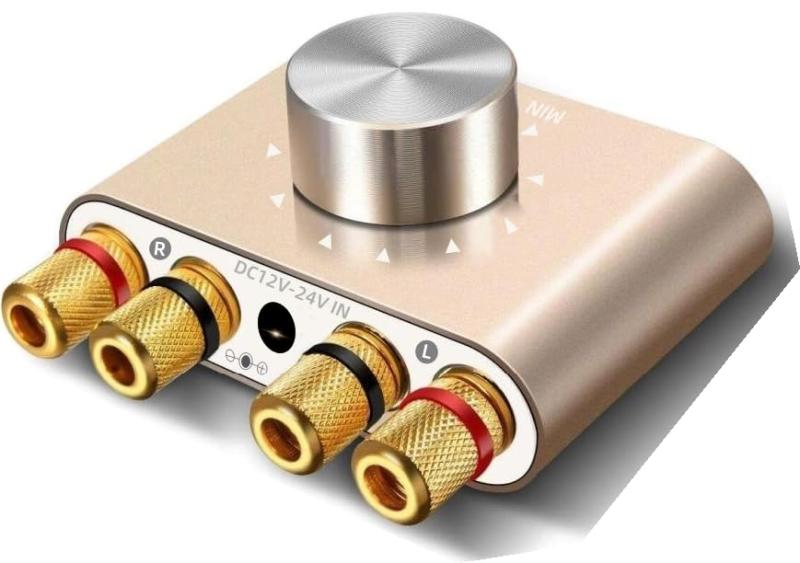 アップグレード版 Bluetooth 5.0 アンプ ROTKUEIEE ステレオ スピーカー パワーアンプ デジタルアンプ ベース 増幅器 HI-FI 音質 100W 大出力 超小型 電源付き