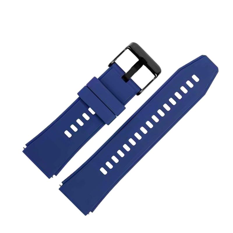 交換用バンド 腕時計バンド 22mm for Huawei watch GT2/3pro 46mm シリコン 柔らかい 触り心地いい 着脱簡単