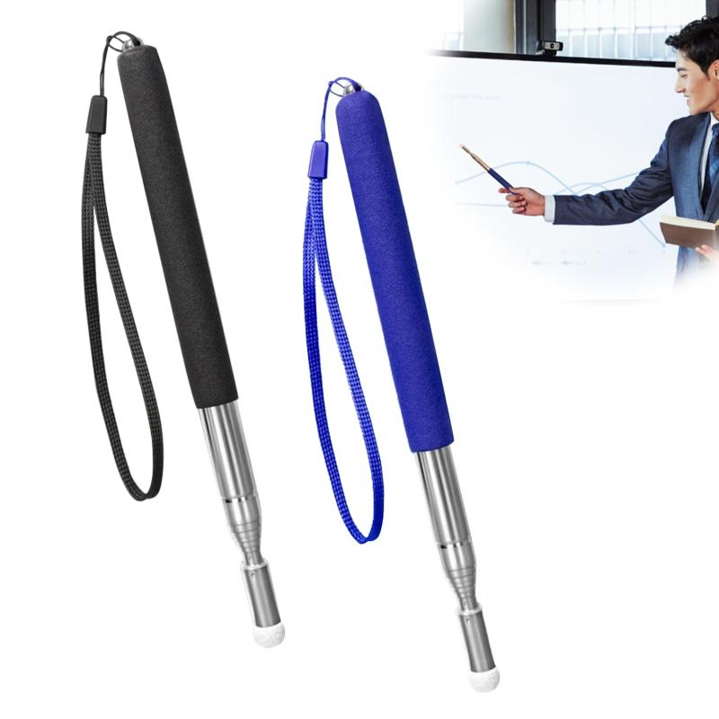教師ポインター 2本入り 100cm 指示棒ポインター 伸縮式教師用ポインター 指示棒 持ちやすい 握りやすい 滑り止めストラップ付き 授業 プレゼンテーション 会議 研修用（ブルー+ブラック）【可伸缩】この伸縮式教師用ポインターは完全に広げた状態で約100cm、折りたたんだ状態で約20cmで、先生の場合に応じて、自由に調整できます。【一体型ティーチング・マシン用】この指示棒ポインターは、白い柔らかいマッシュルームフェルトチップを備えたプロの格納式電子ホワイトボードのティーチングポインターであり、画面を傷つけずに電子ホワイトボードで非常にうまく機能します （注：ポインターは、ディスプレイの入力の書き込みをサポートしていません）【握りやすい】軽量なので、授業中や講義中に持ち続けても疲れにくく快適にご使用いただけます。また持ち手は適度な握りやすいサイズとなっています。【頑丈な材料】この教師ポインターは頑丈な材料を採用して、損傷しにくいです。ハンドルはつや消しで、滑り止めと防水性が強いです。ステンレス鋼のコアが内蔵されており、優れた耐久性があることを示しています。【幅広い用途】ポインタースティックは読書、黒板、授業、教室への参加、ロールプレイなどに適しており、プレゼンテーションや授業の際に重要なポイントを効果的に指摘します。