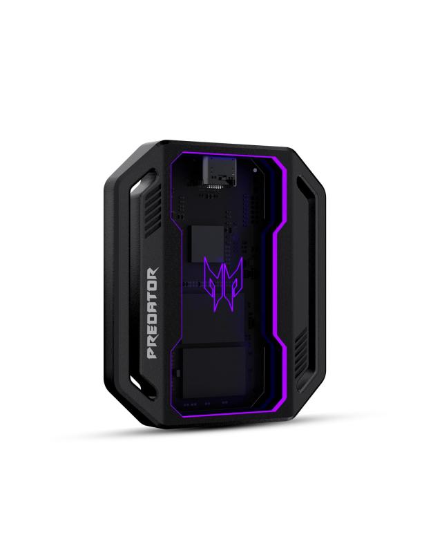 Acer Predator 外付けSSD GP30 USB3.2 Gen2x2 最大読出2000MB/s RGB発光型 ポータブルSSD 4K ProRes撮影対応 アルミ合金 USB A/Cケーブル付属 Windows/Mac OS、PS5、Andro