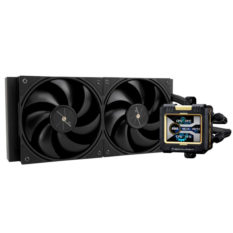 Thermalright FW水冷システム、2000RPMの2つのPWMファン、液体CPUクーラー、AMD用CPU PCアイオクーラー:AM4 / AM5 / Intel LGA1700