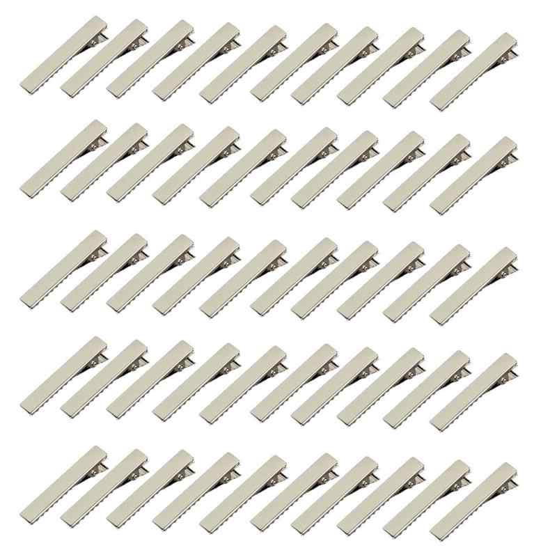 HJ ヘアクリップ ヘアピン 金具 DIY シルバー 約50個入り emuland-store-10720675 emuland パッケージ画像