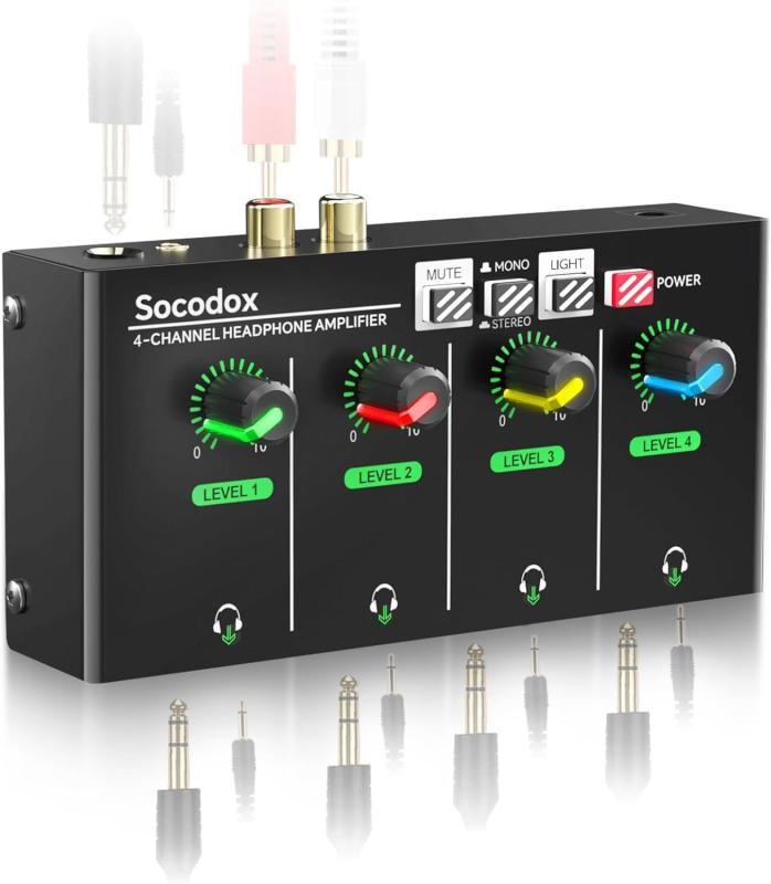 socodox ヘッドホンアンプ。