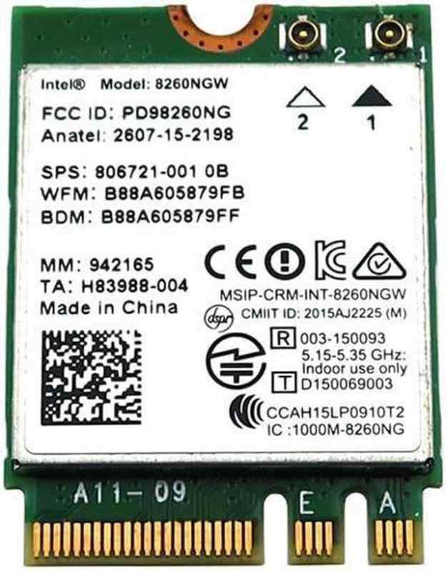 WiFi Card with Bluetooth for Intel| MU-MIMO, WiFi Upgrade for PC | Works with Intel, AMD, Linux &amp; Windows 10/11 | Non-vProBluetooth搭載WiFiカード Intel用 | MU-MIMO PC用WiFiアップグレード | Intel, AMD, Linux &amp; Windows 10/11対応 | 非vPro対応