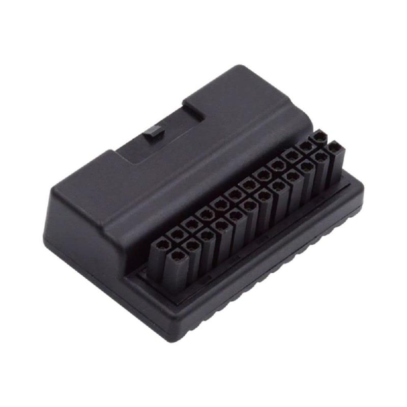 Cablecc ATX24ピンメスから24ピンオス90度電源アダプターメインボードマザーボード