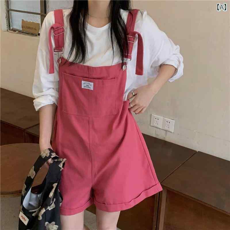 ・カテゴリ: デニムパンツ・素材: 綿95%以上・スタイル: サロペット・パンツ丈: フルレングス・ウエスト位置: ハイウエスト・デザイン: ワンカラー・カラー展開: ローズピンク、ブラック、パープル・サイズ展開: S、M、L、XL・雰囲気: キレカジ、アーバンスタイル・パンツシルエット: ワイドパンツ