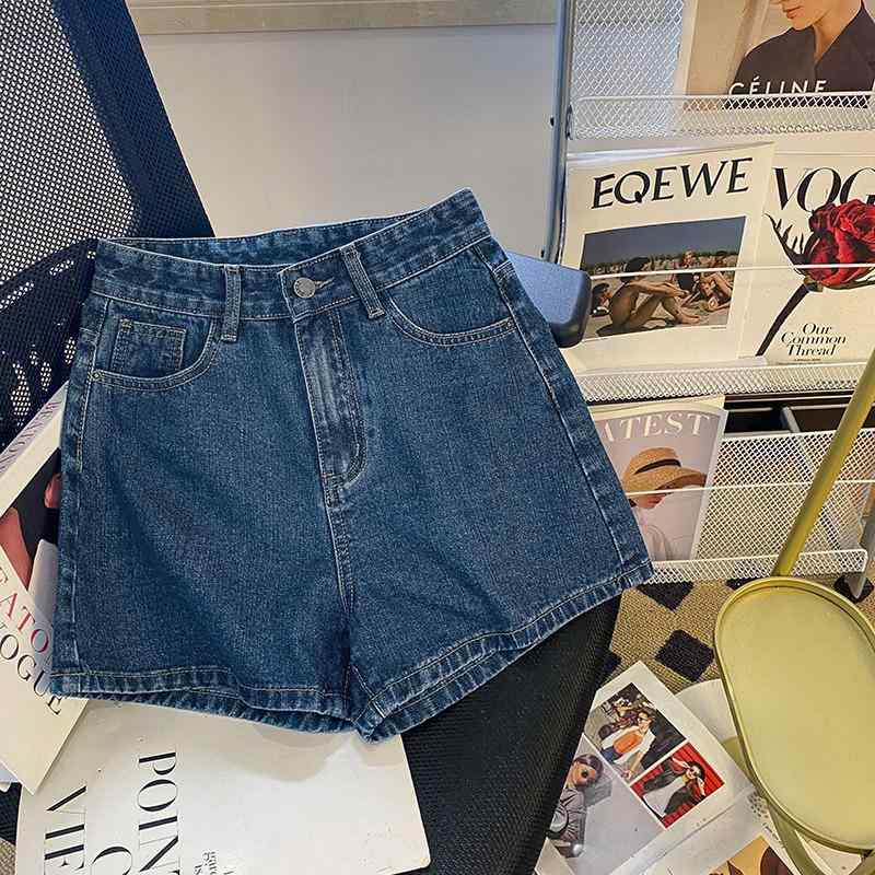 ・カテゴリ: デニムパンツ・主な素材: 綿 70%以上80%未満、ポリウレタン 30%以下・スタイル: カジュアル・パンツ丈: 3分丈・ウエスト: ハイウエスト・生地の厚さ: 普通・デザイン: ポケット・カラー展開: ダークブルー、ライトブルー、ブラック・サイズ展開: S、M、L、XL、2XL・伸縮性: なし・シルエット: ワイド