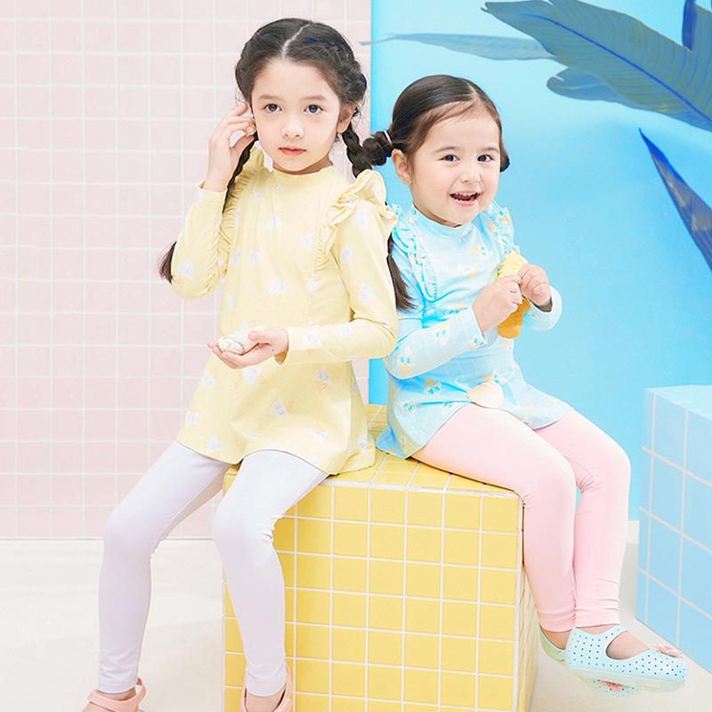 子供 水着 女の子 セパレート 長袖 長ズボン ラッシュガード スイムウェア キッズ ...