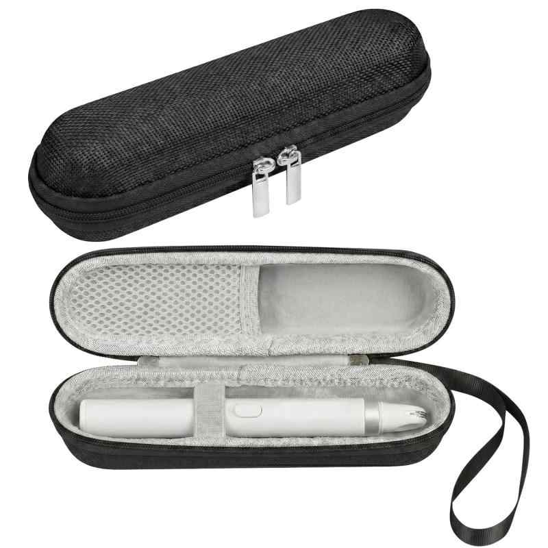 HVUYAL 保護収納バッグ For パナソニック 電動眉毛抜きES-NEFB0-W 対応 保護カバー 収納バッグ 撥水性 全面保護 軽量 汚れ・衝撃に強い キャリングケース ガジェット保管適用 持ち運び便利 (ブラ emuland-store-10869669 emuland パッケージ画像