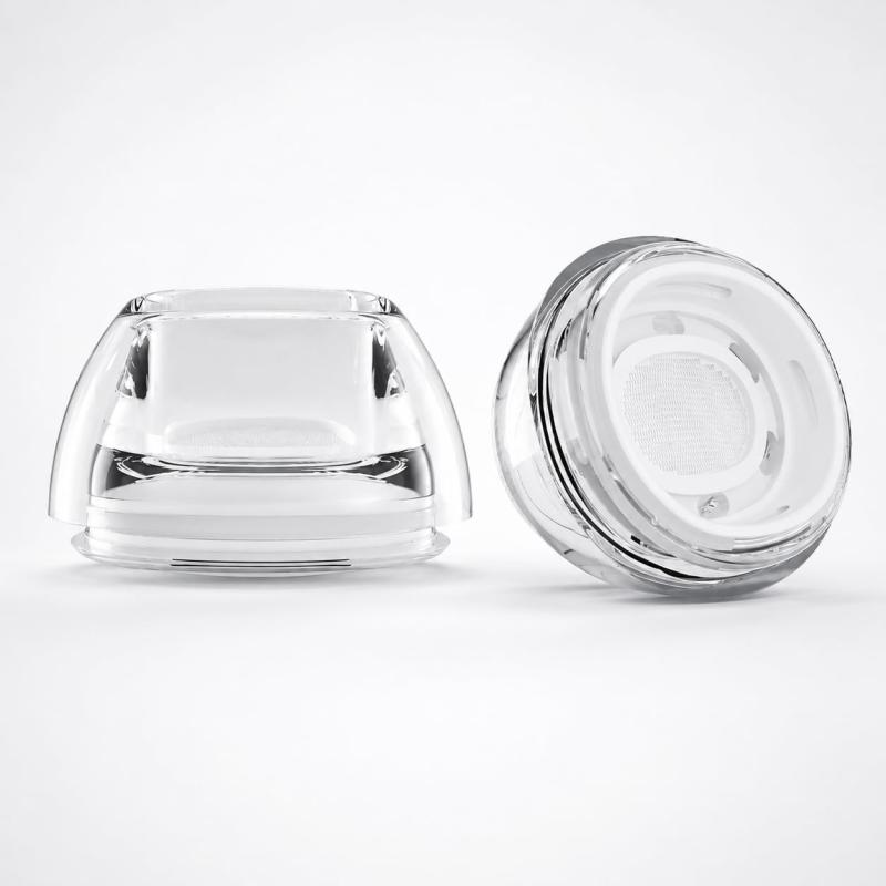 INfiter Crystal AirPods Pro用 交換用シリコンイヤーピース イヤーチップ AirPods Pro 第1世代・第2世代対応 柔らかい 快適フィット 美しいクリアデザイン