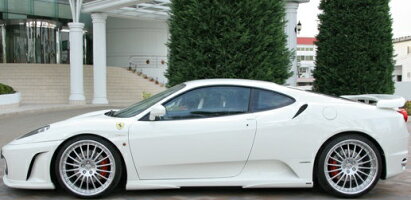 【M's】フェラーリF430HAMANN製フロントスポイラーリップFRP10430100ハーマン未塗装Ferrari430新品