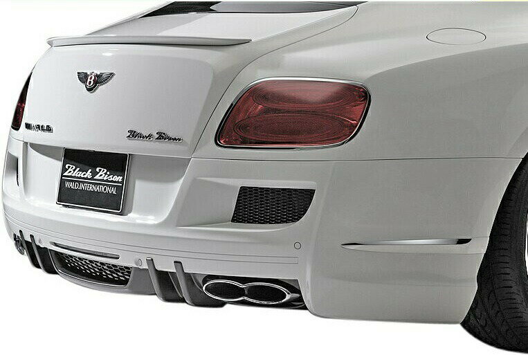 【M's】ベントレー コンチネンタルGT（2011y-）WALD Black Bison リアバンパースポイラー／／FRP製 ヴァルド バルド ブラックバイソン リヤバンパースポイラー エアロ BENTLEY CONTINENTAL GT