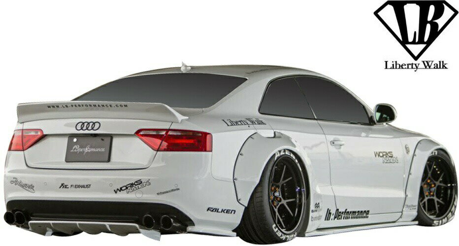 【M's】アウディ A5/S5 (2008y-) Liberty Walk LB-WORKS リアディフューザー 左右／／FRP製 リバティーウォーク リバティウォーク リバティー リバティ LB エアロ ディフューザー リヤディフューザー AUDI エーファイブ