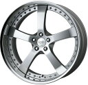 【M's】WORK Equip E05 ホイール 19インチ 8.5j ファインハイトシルバー2（FS2） 1本／／ ワーク エクイップ 鍛造 3ピース 新品