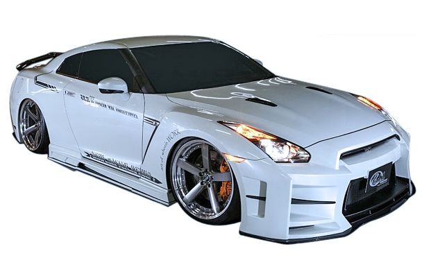 【M's】日産 GT-R R35 KUHL RACING 製 35R-GT フルエアロ 8点キット ／／クール レーシング ボディキット フロント サイド リア バンパー トランク スポイラー ディフューザー NISSAN