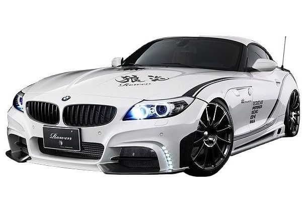 【M's】 BMW E89 Z4 エアロ 3点セット（LED付） ROWEN ロエン フロント & リア バンパー サイド ステッ..