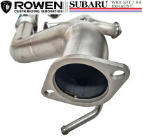 【M's】SUBARUWRXSTI両側4本出しフルチタンマフラー事前認証取得/ROWEN/ロエン//PREMIUM01TRHEATBLUETITANEXHAUST/スバルCBA-VAB/1S006Z02TR左右デュアルツイン真円テールエキゾースト