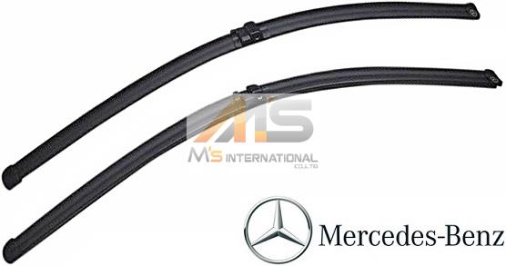 【M's】W204 ベンツ AMG Cクラス(2007y‐2013y)純正品 フロント ワイパーブレード 左右（右ハンドル用）..